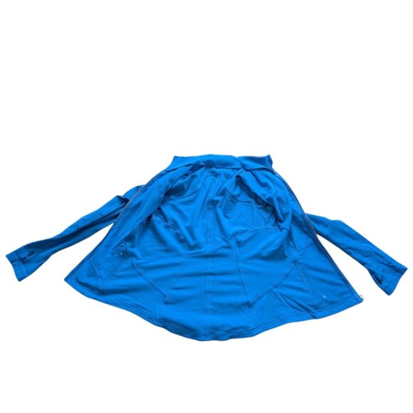Lululemon Forme Jacket *Brushed Beaming Blue Rel: 11/2012 Thumbholes Women's 8 - Picture 9 of 14